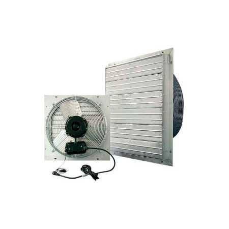 J & D Manufacturing J&D Manufacturing 20in ES Shutter Fan W/ 9' Power Cord, 1/10 HP, Single Phase VPES20